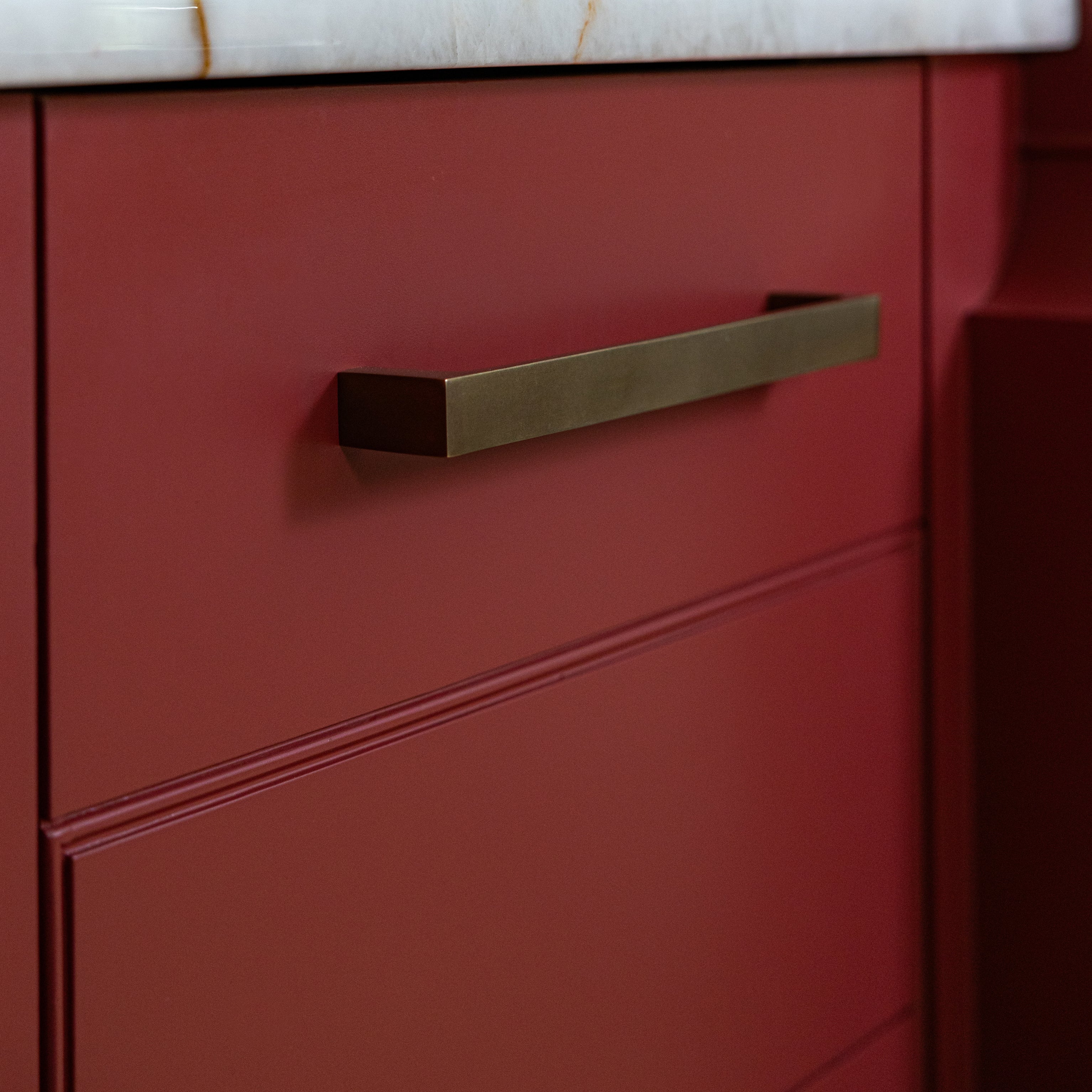 Burnished Brass Cabinet Hardware