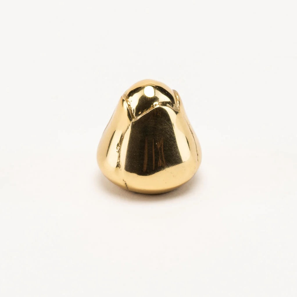 Lotus Bud Knob - Polished Brass
