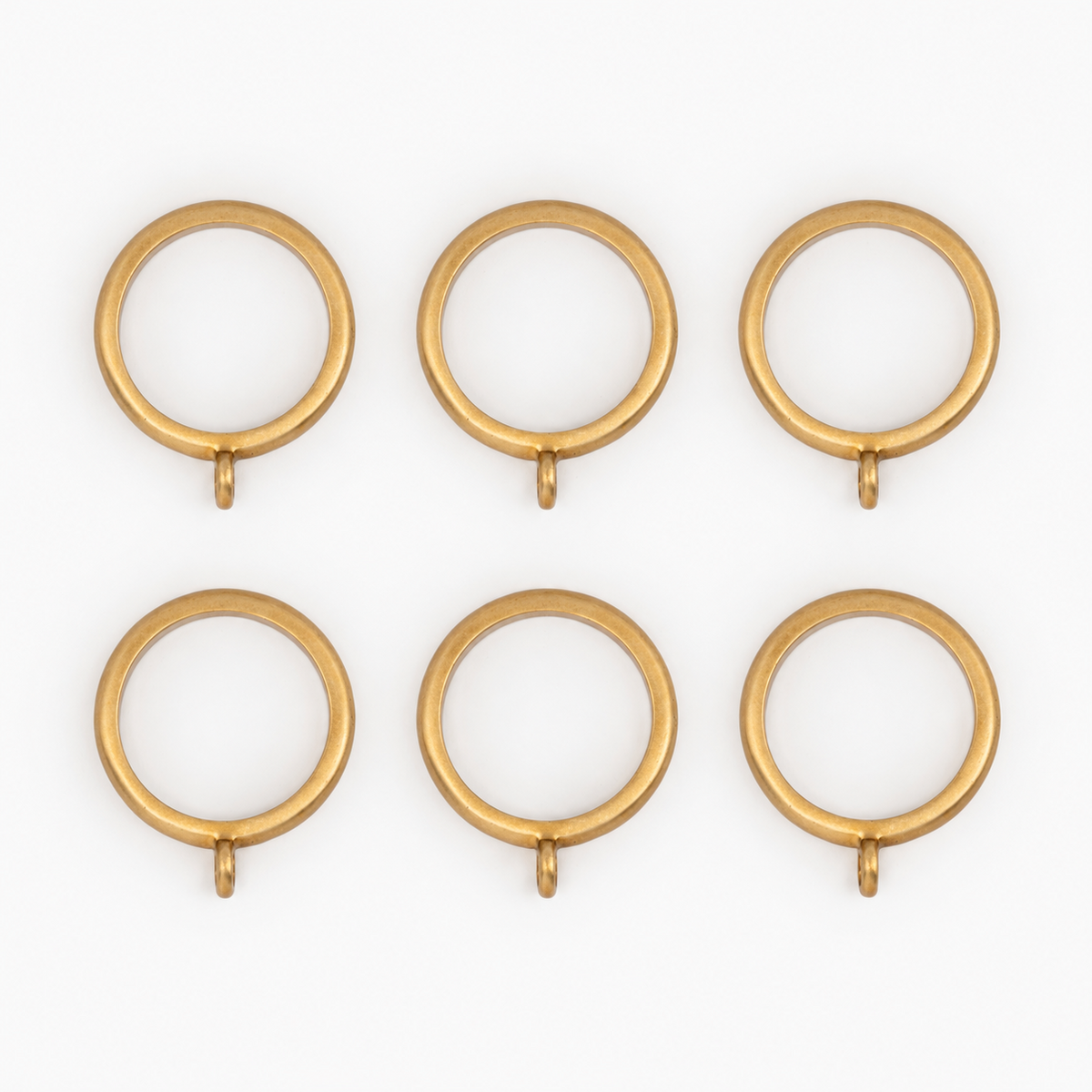 Curtain Rings - Antique Nickel - Set of 6