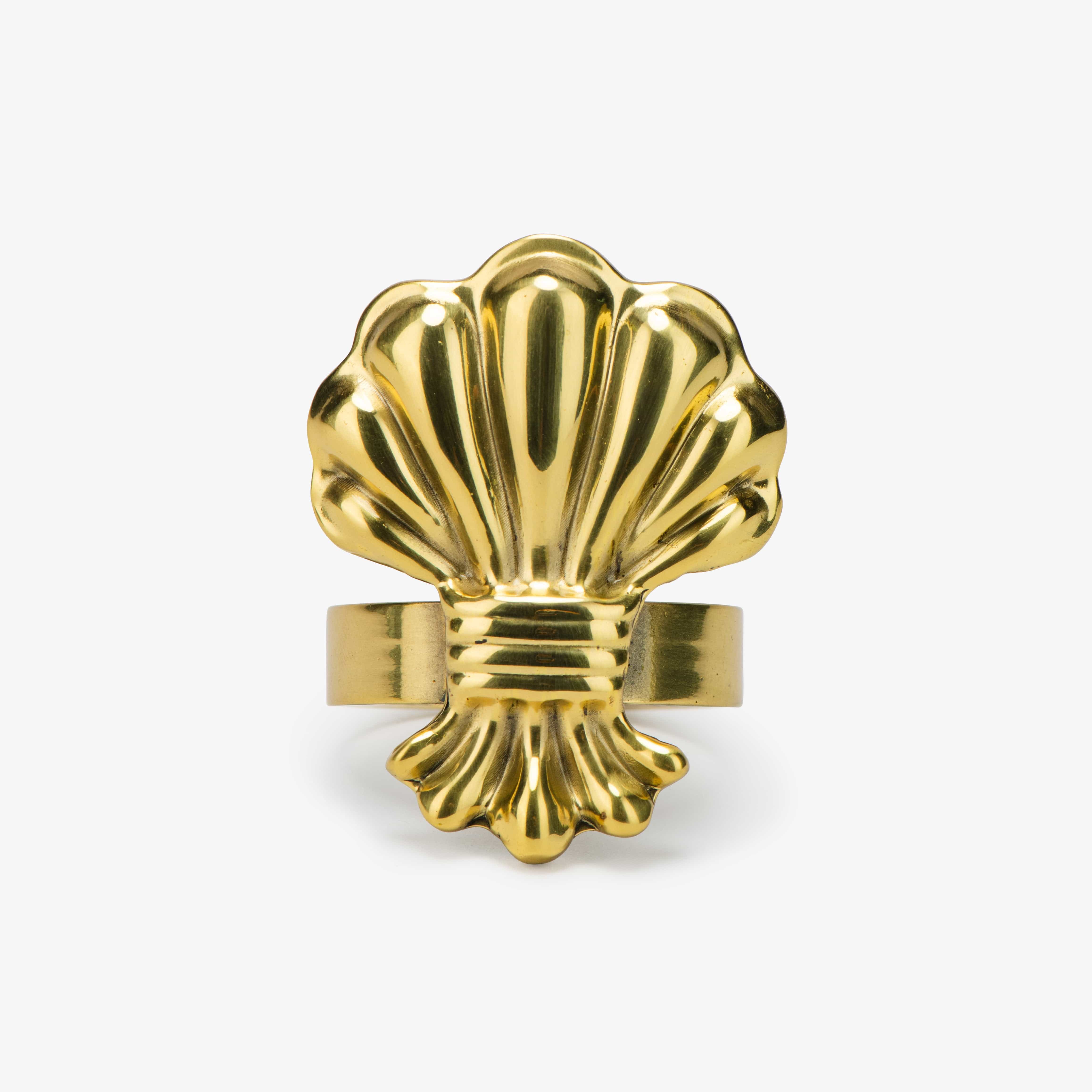 Coque Napkin Rings - Unlacquered Brass