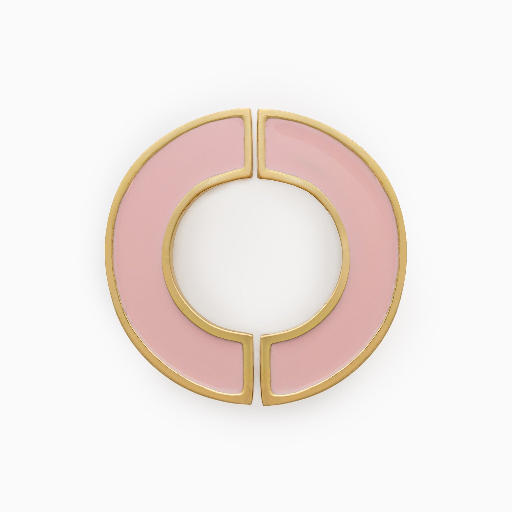 O Enamel Pull Set (3" c-c) - Flamingo