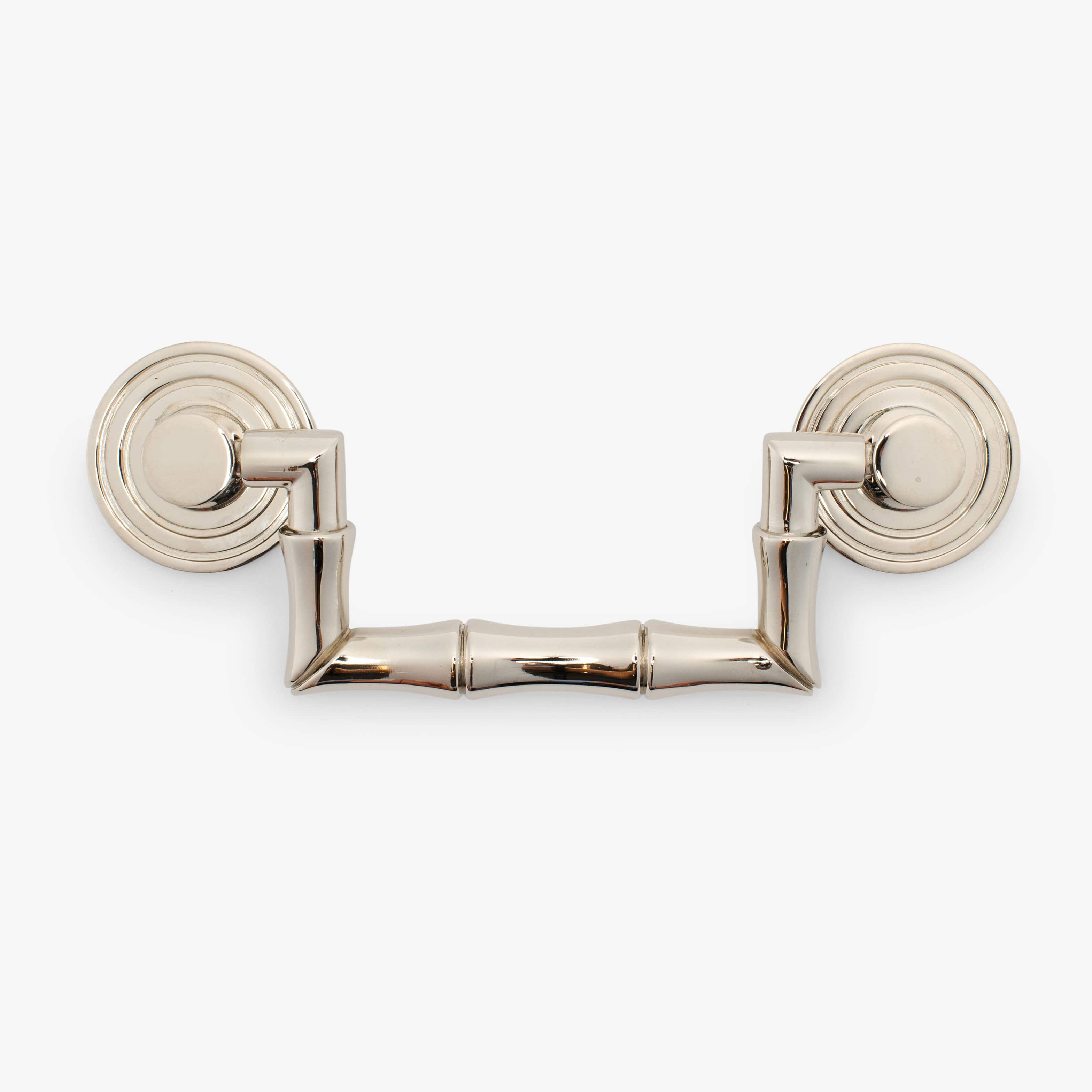 Bamboo Drop Pull - Polished Nickel