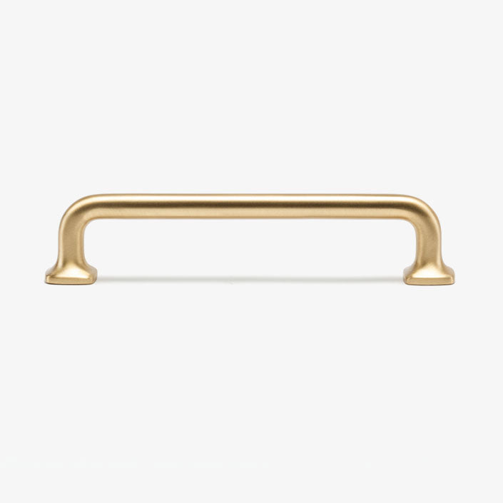 Benson Pull (6" c-c) - Satin Brass Matte