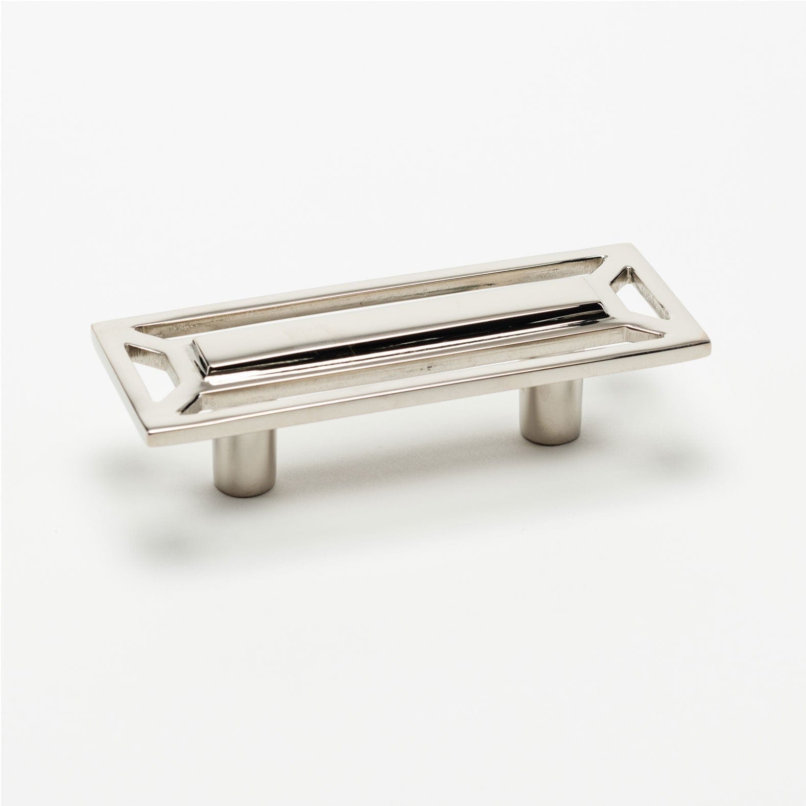McCoy 4" Solid Brass Pull - Polished Nickel