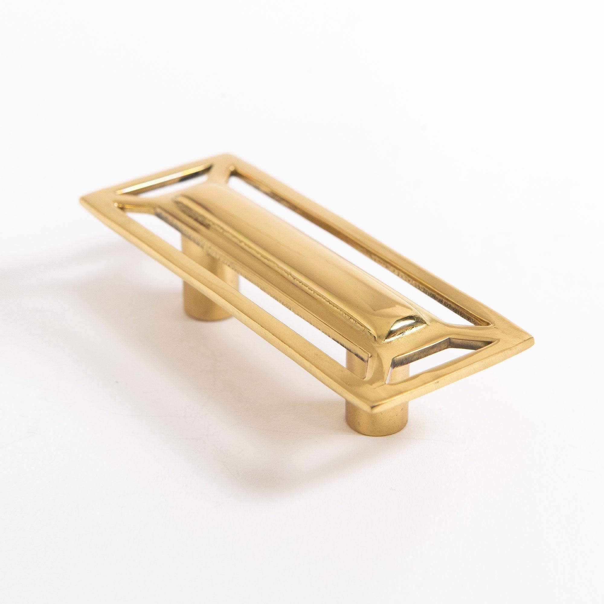 McCoy 4" Solid Brass Pull - Polished Brass