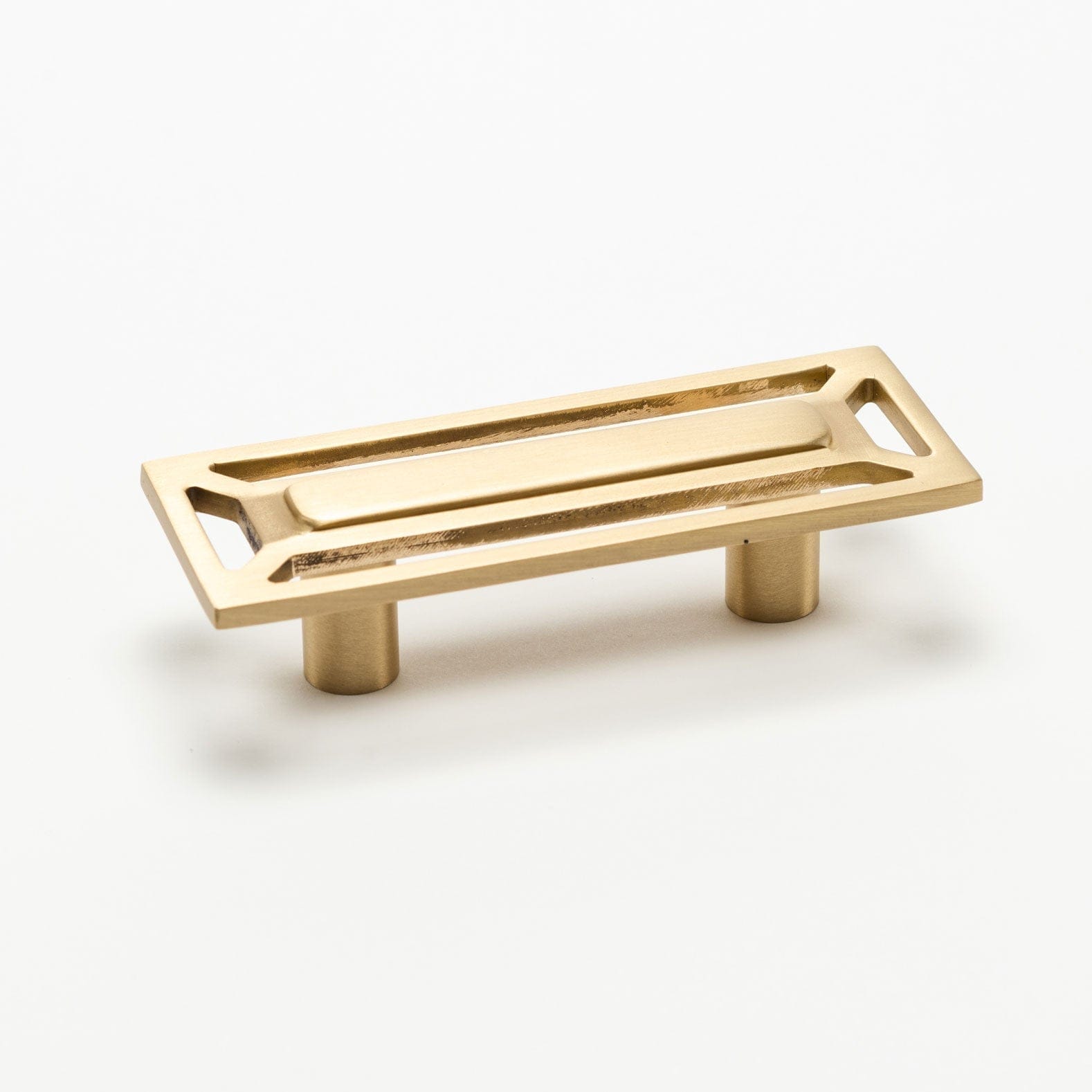McCoy 4" Solid Brass Pull - Satin Brass Matte