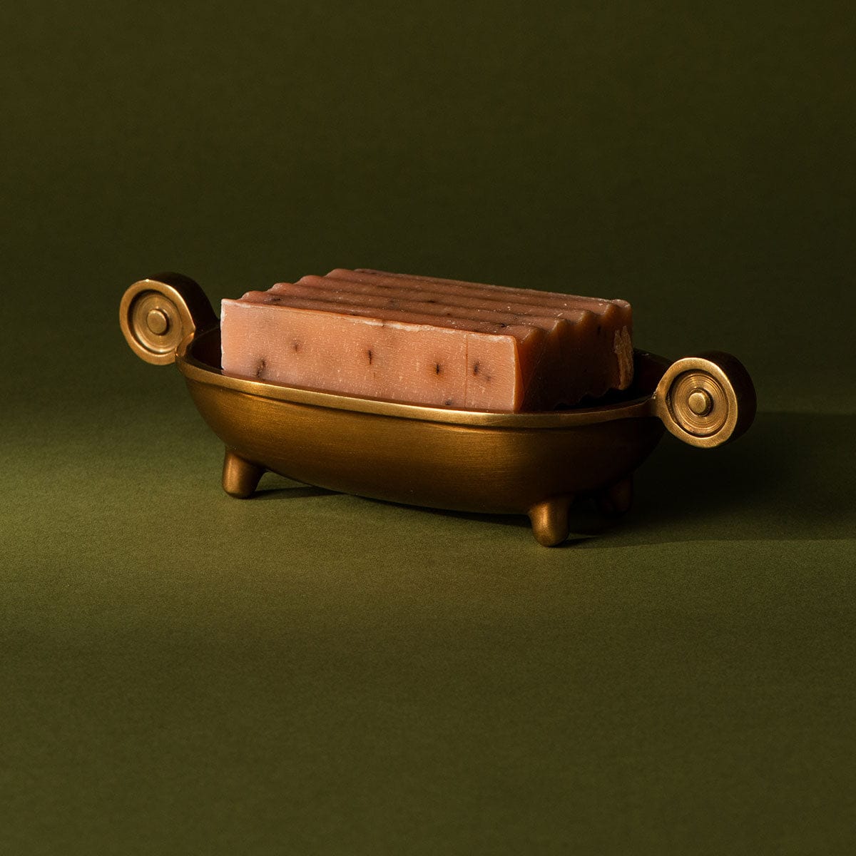 Amelia Soap Dish - Burnished Brass