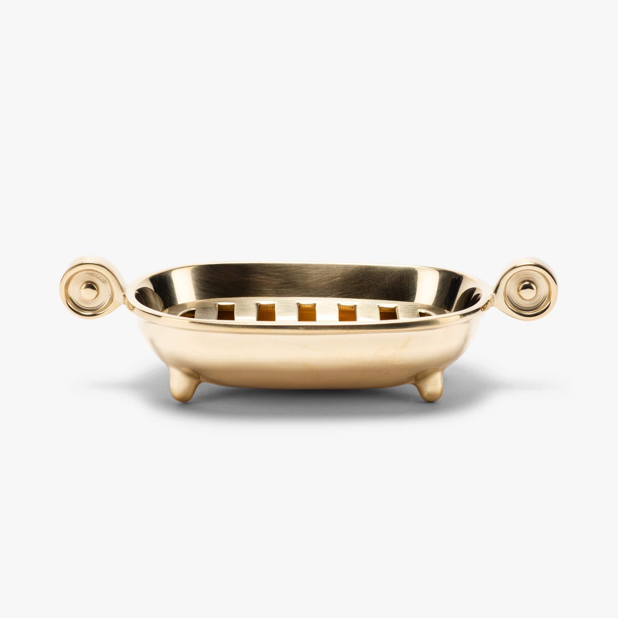 Amelia Soap Dish - Unlacquered Brass