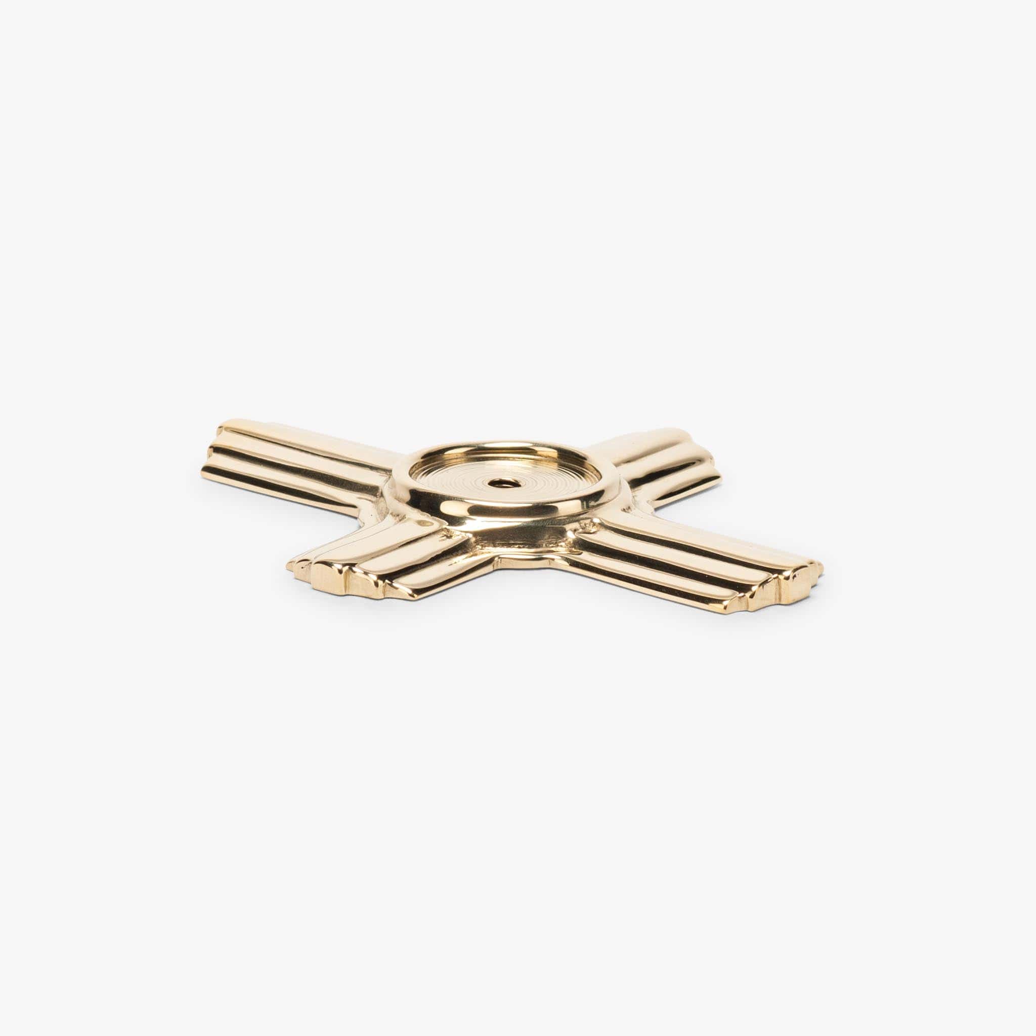 Gloria 3" Backplate - Unlacquered Brass