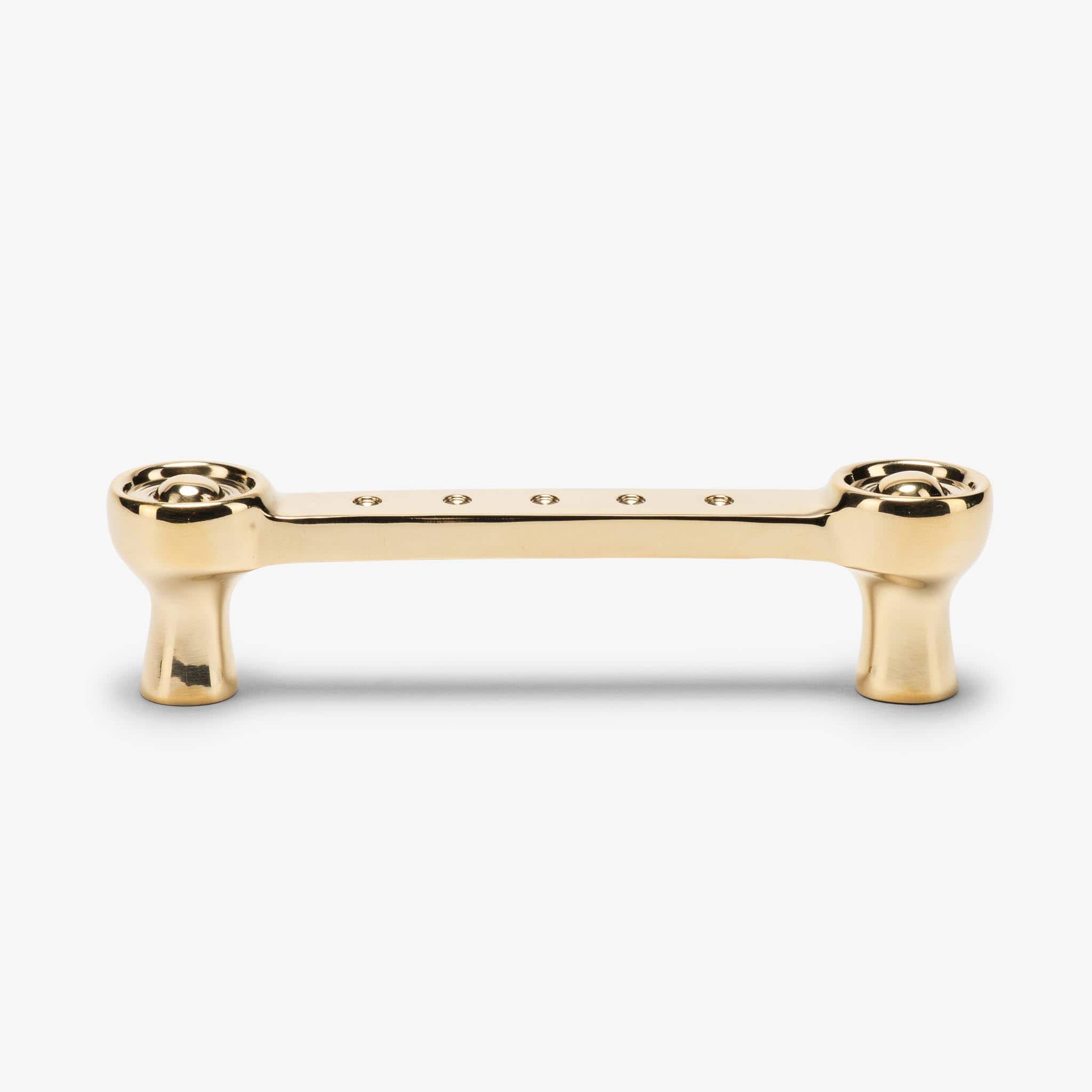 Amelia Pull (4" c-c) - Unlacquered Brass