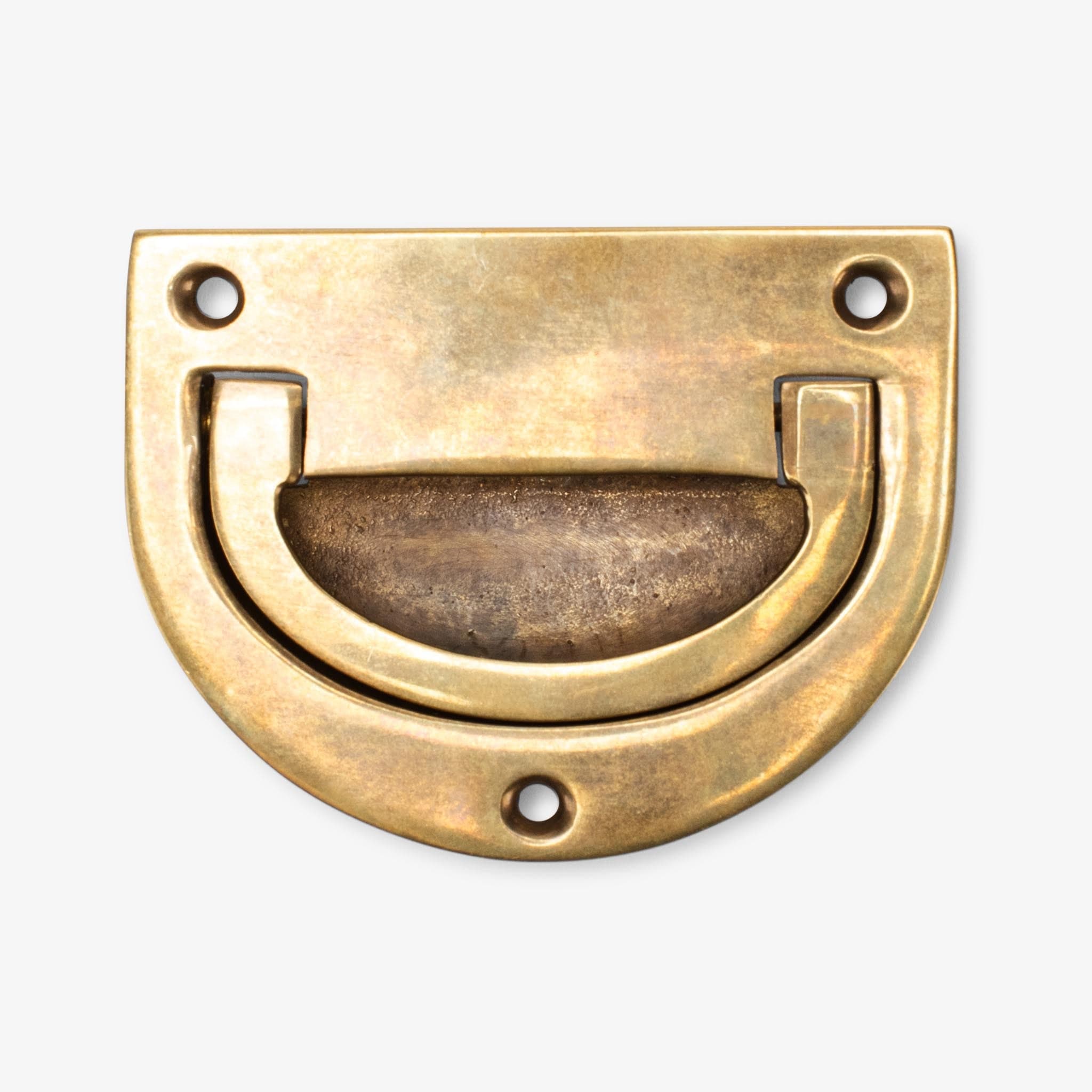Monterey Recessed Pull (2.50" c-c) - Burnished Brass