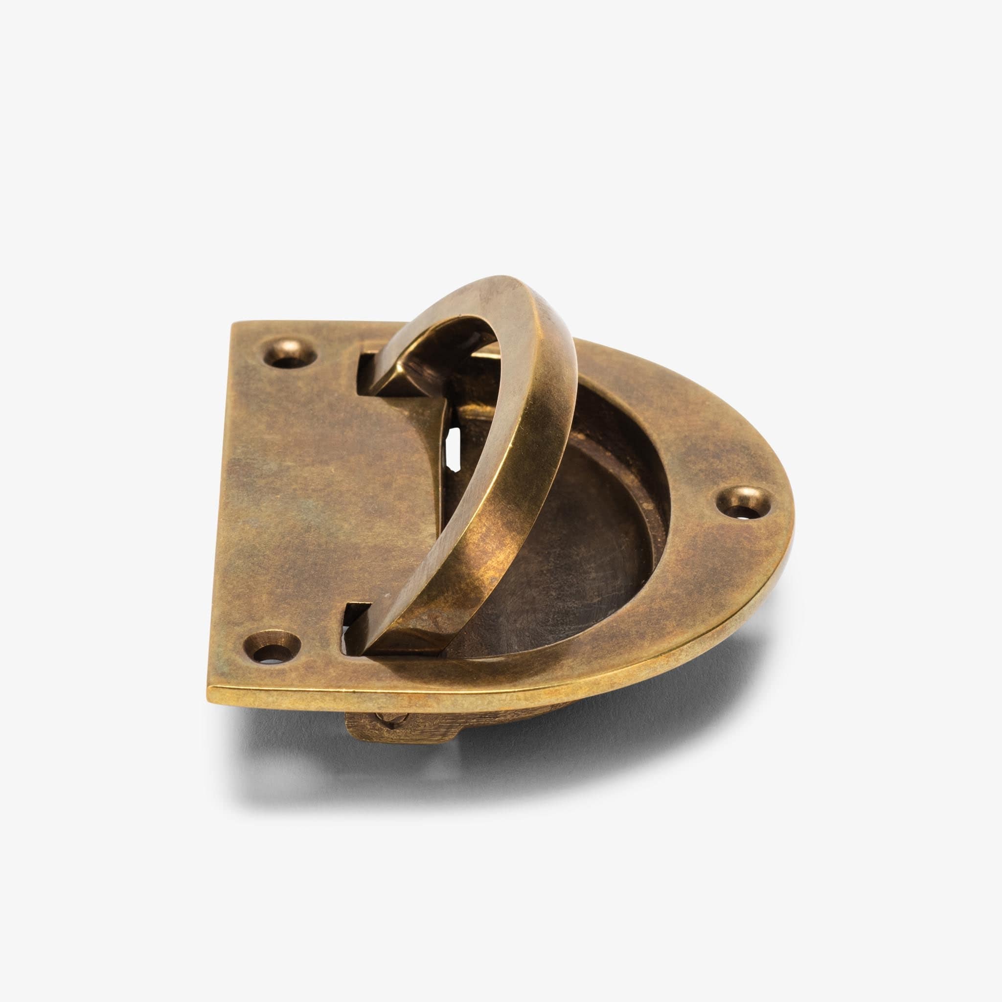 Monterey Recessed Pull (2.50" c-c) - Burnished Brass