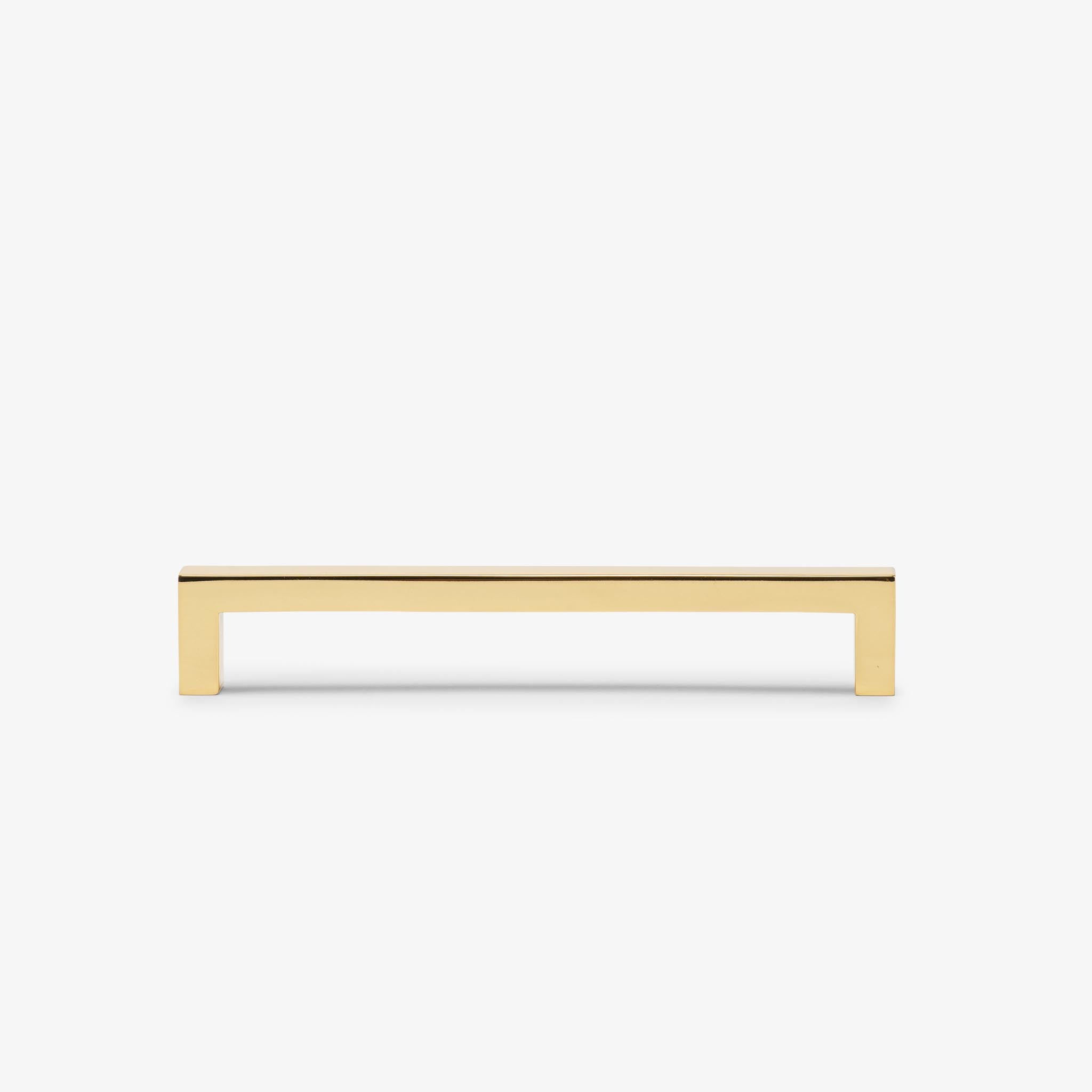 New Castle Bar Pull (6" c-c) - Polished Brass
