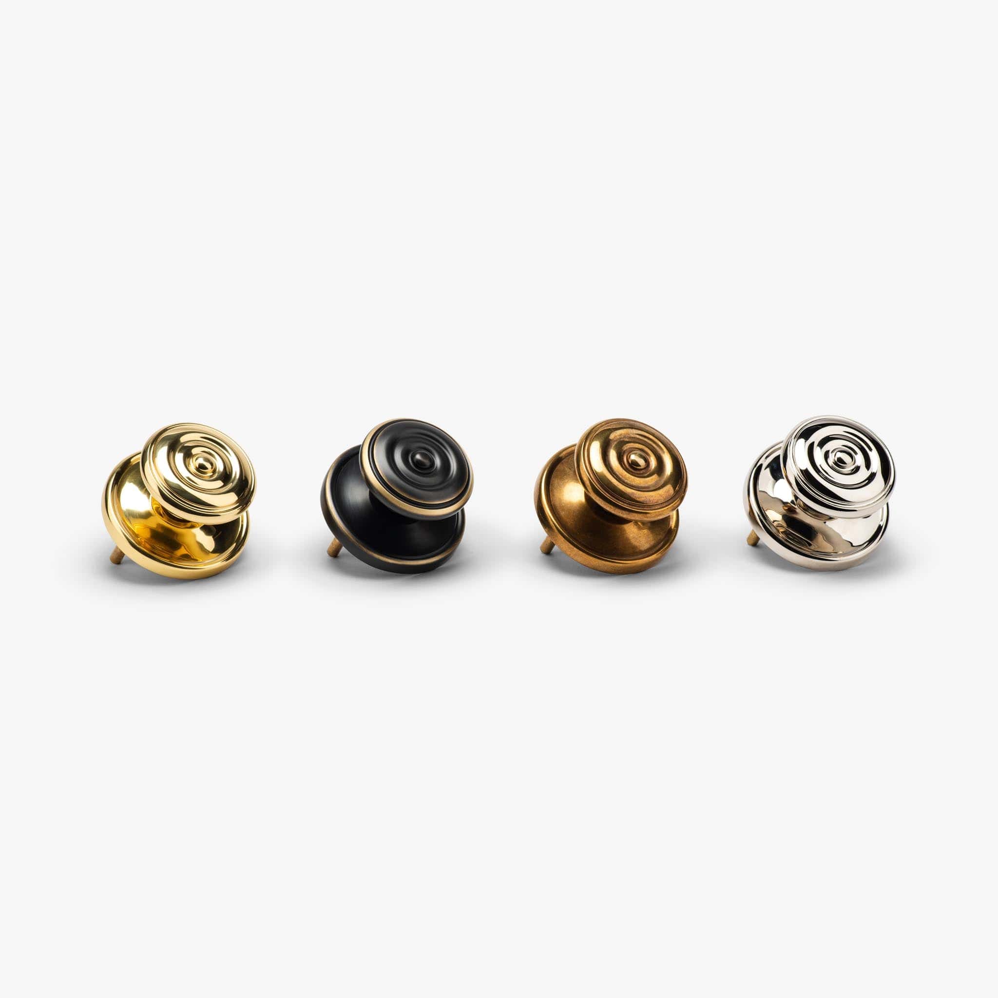 Valencia Rosette Passage Door Knob Set - Polished Nickel