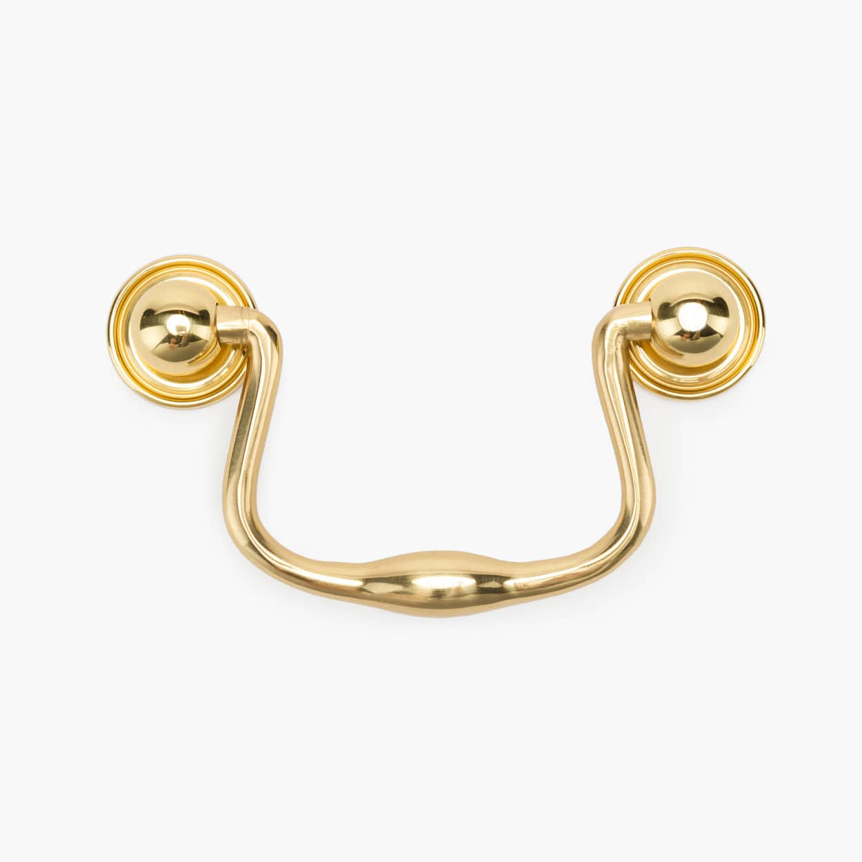 Valencia Bail Pull - Polished Brass