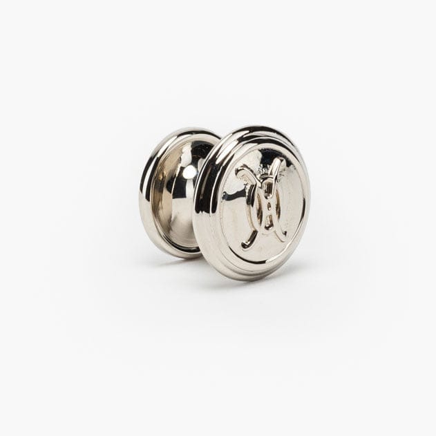 Valencia Logo 1" Knob - Polished Nickel