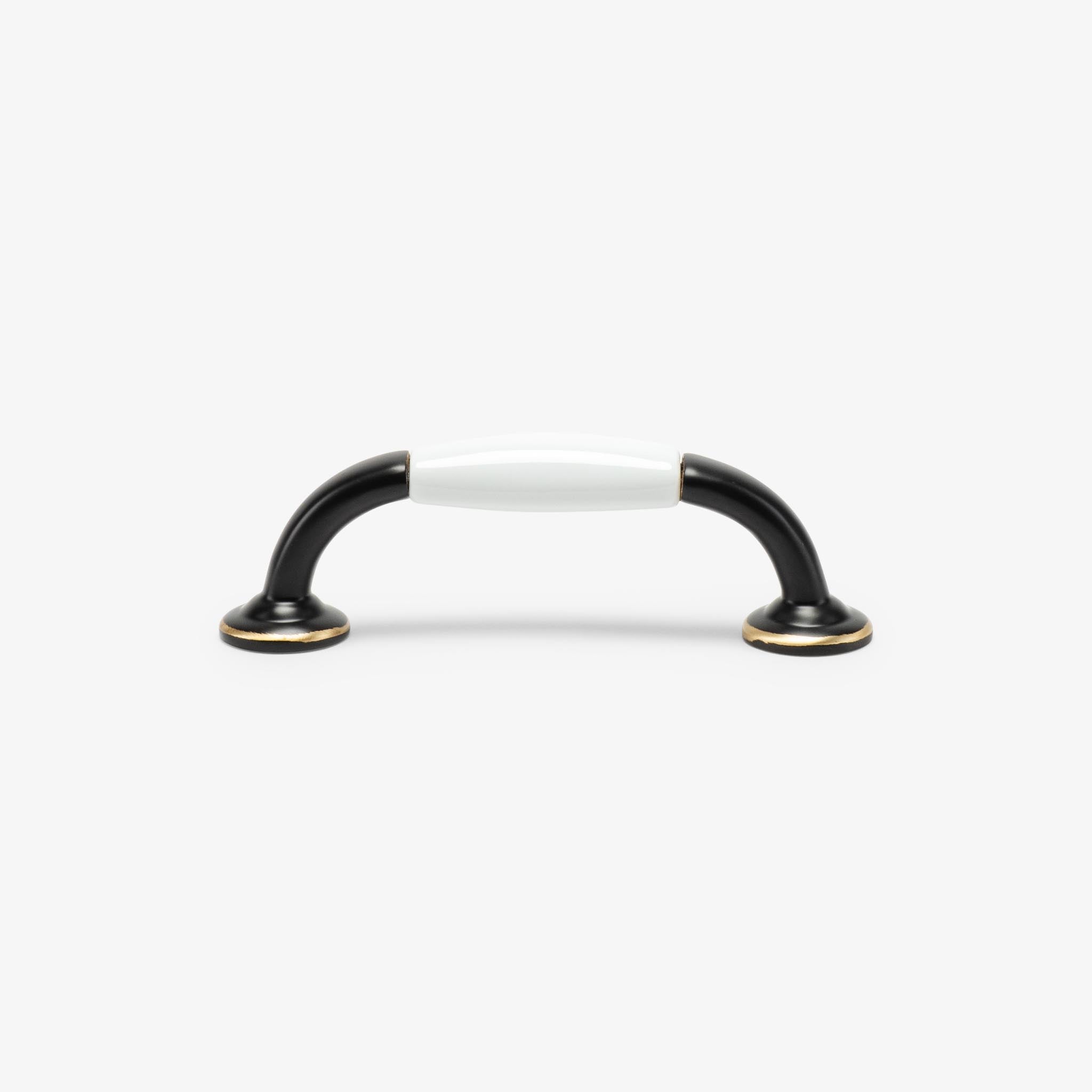 Clementine Porcelain Bar Pull (4" c-c) - Oil Rubbed Bronze