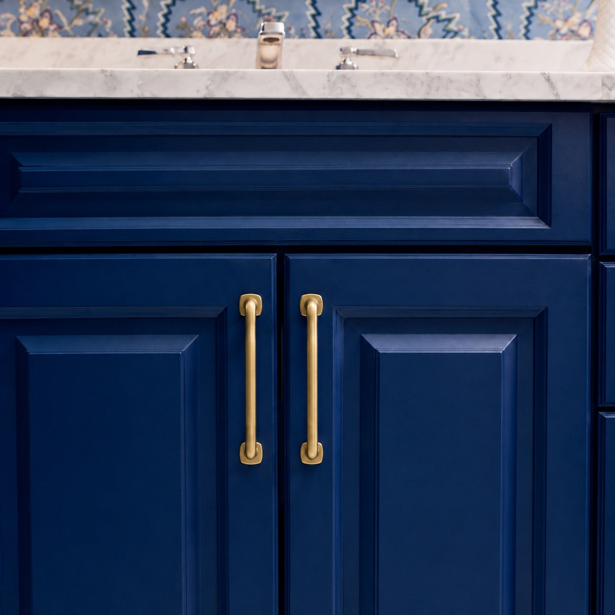 Benson Pull (6" c-c) - Satin Brass Matte