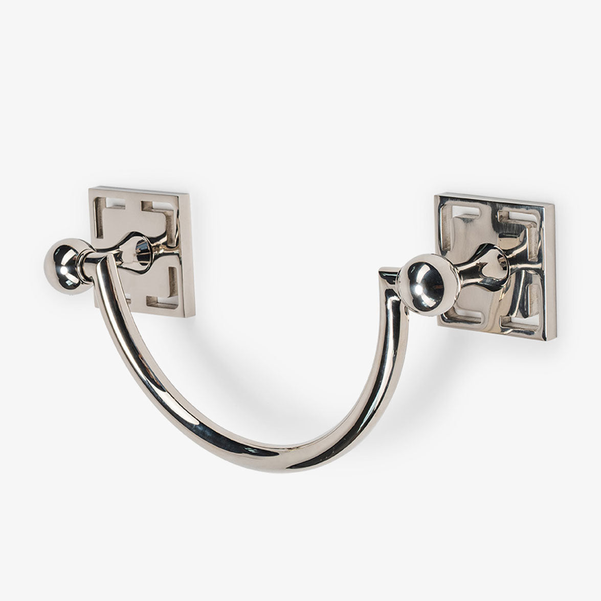 Benson 10" Brass U - Shape Towel Bar - Polished Nickel