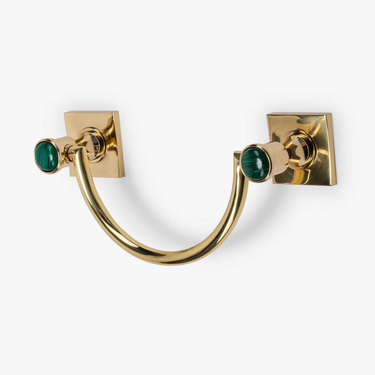 Astor Custom 10" Brass U-Shape Towel Bar - Polished Brass