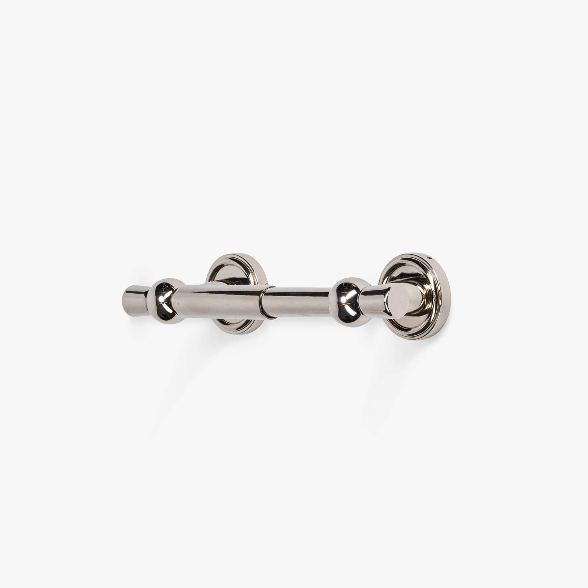 Alden Brass Spring Bar Toilet Paper Holder - Polished Nickel