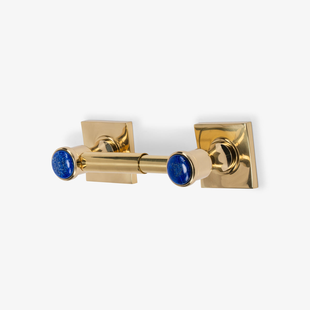 Astor Custom Brass Spring Bar Toilet Paper Holder - Polished Brass