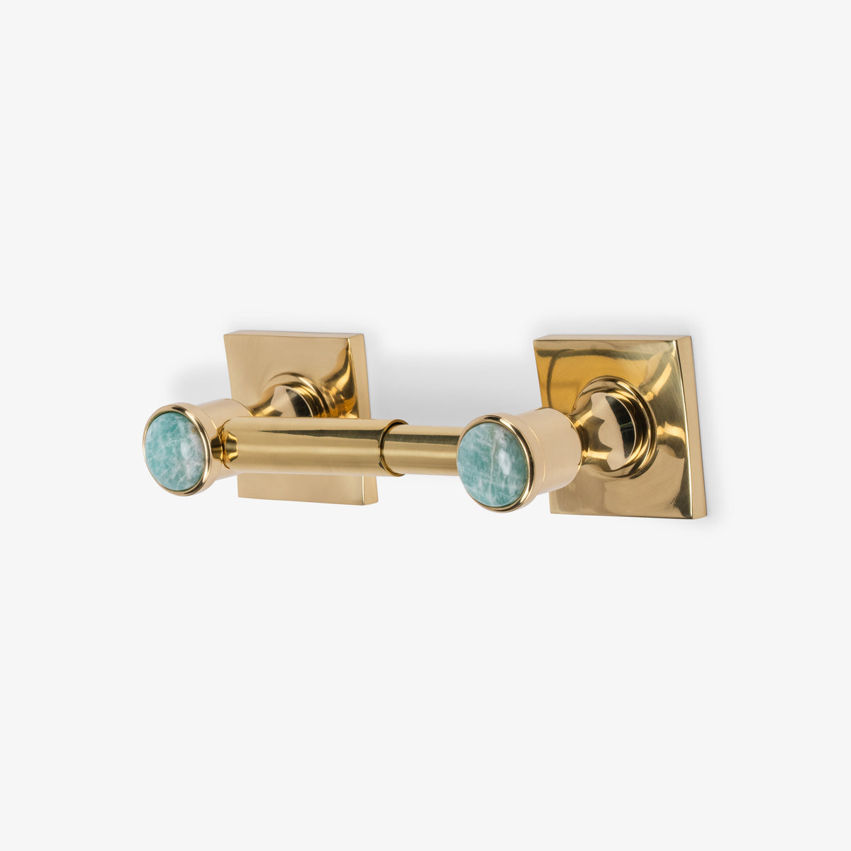 Astor Custom Brass Spring Bar Toilet Paper Holder - Polished Brass