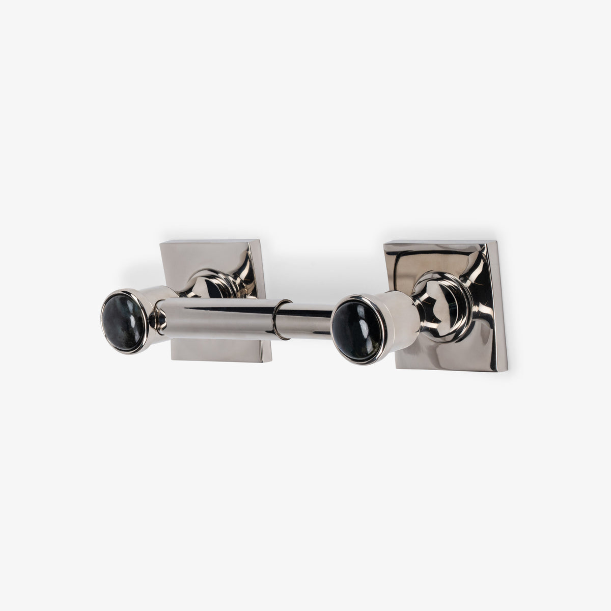 Astor Custom Brass Spring Bar Toilet Paper Holder - Polished Nickel
