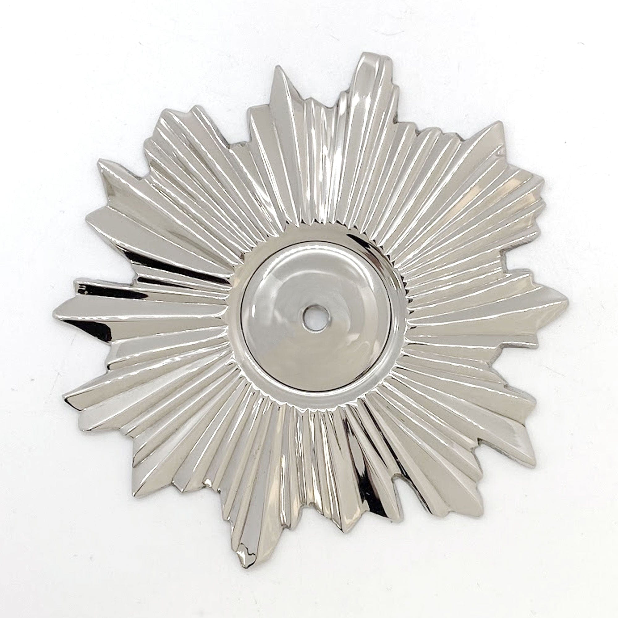 Starburst 5.20" Backplate - Polished Nickel