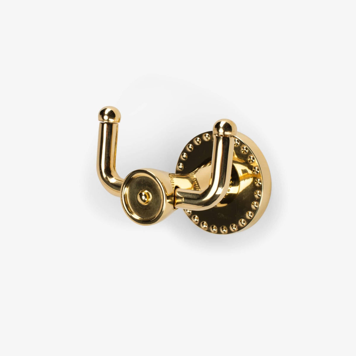 Amelia Brass Double Hook - Unlacquered Brass