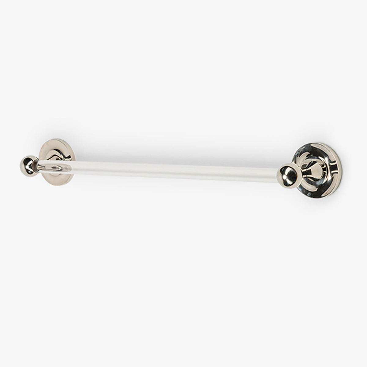 Cosmos Lucite Towel Bar - Polished Nickel