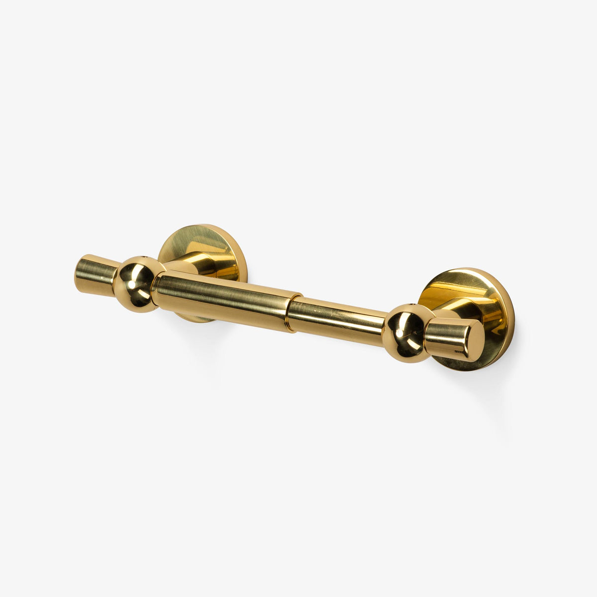 Addison Brass Spring Bar Toilet Paper Holder - Unlacquered Brass