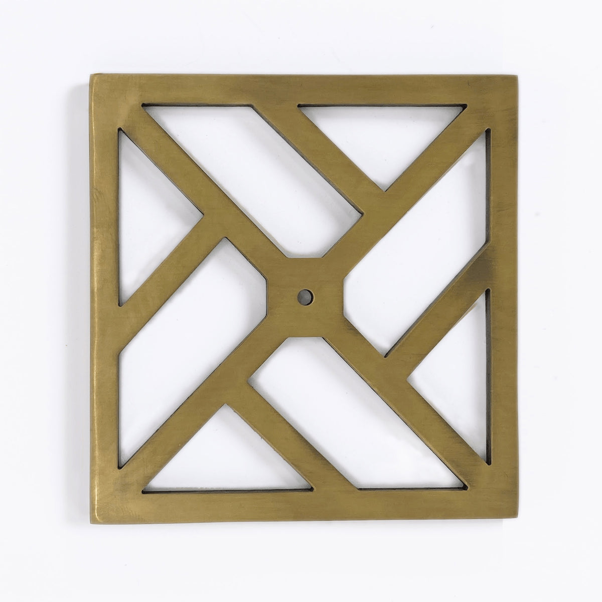 Chippendale 4.50" Backplate - Burnished Brass
