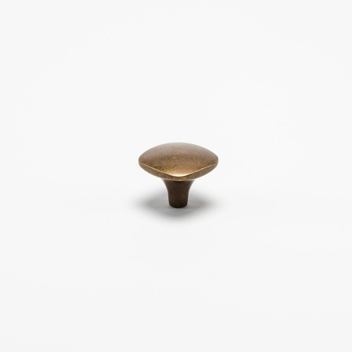 Benson Solid Brass Knob - Burnished Brass