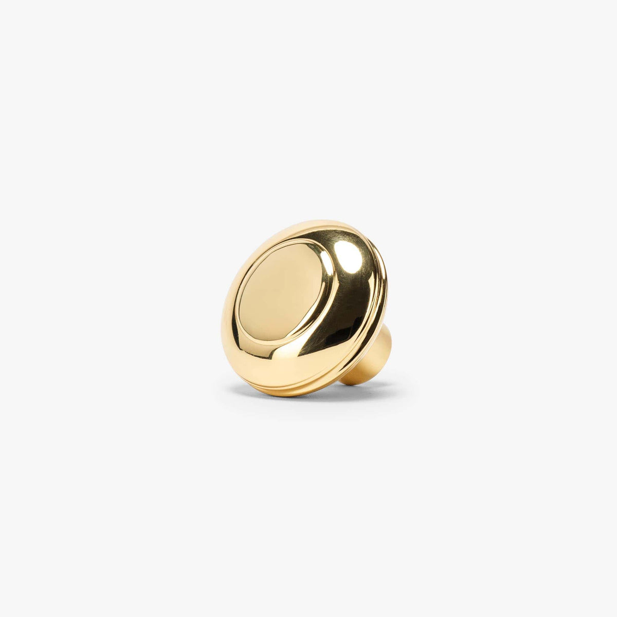 Crewe Knob - Polished Brass