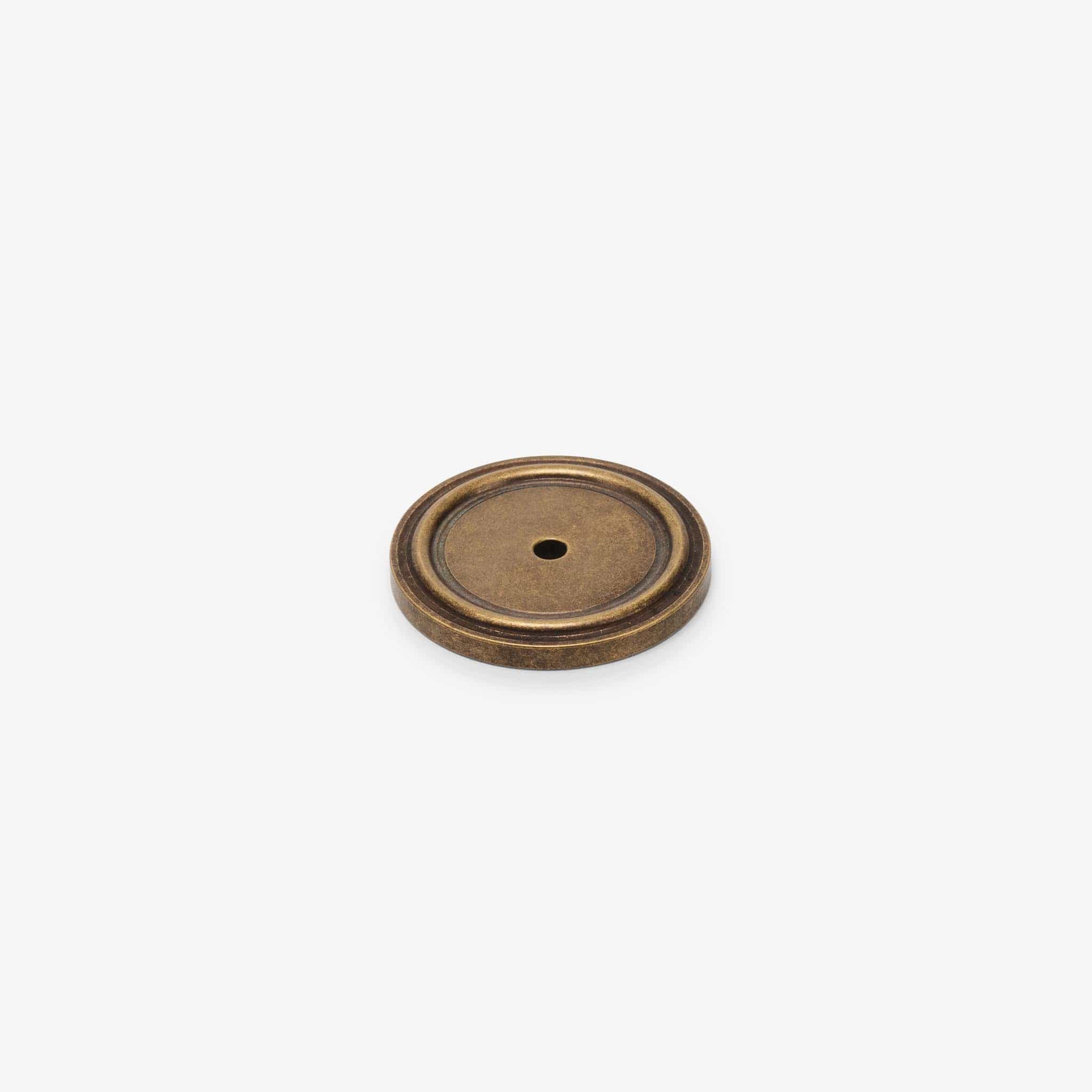Roanoke Backplate - Burnished Brass#Size_2.25"