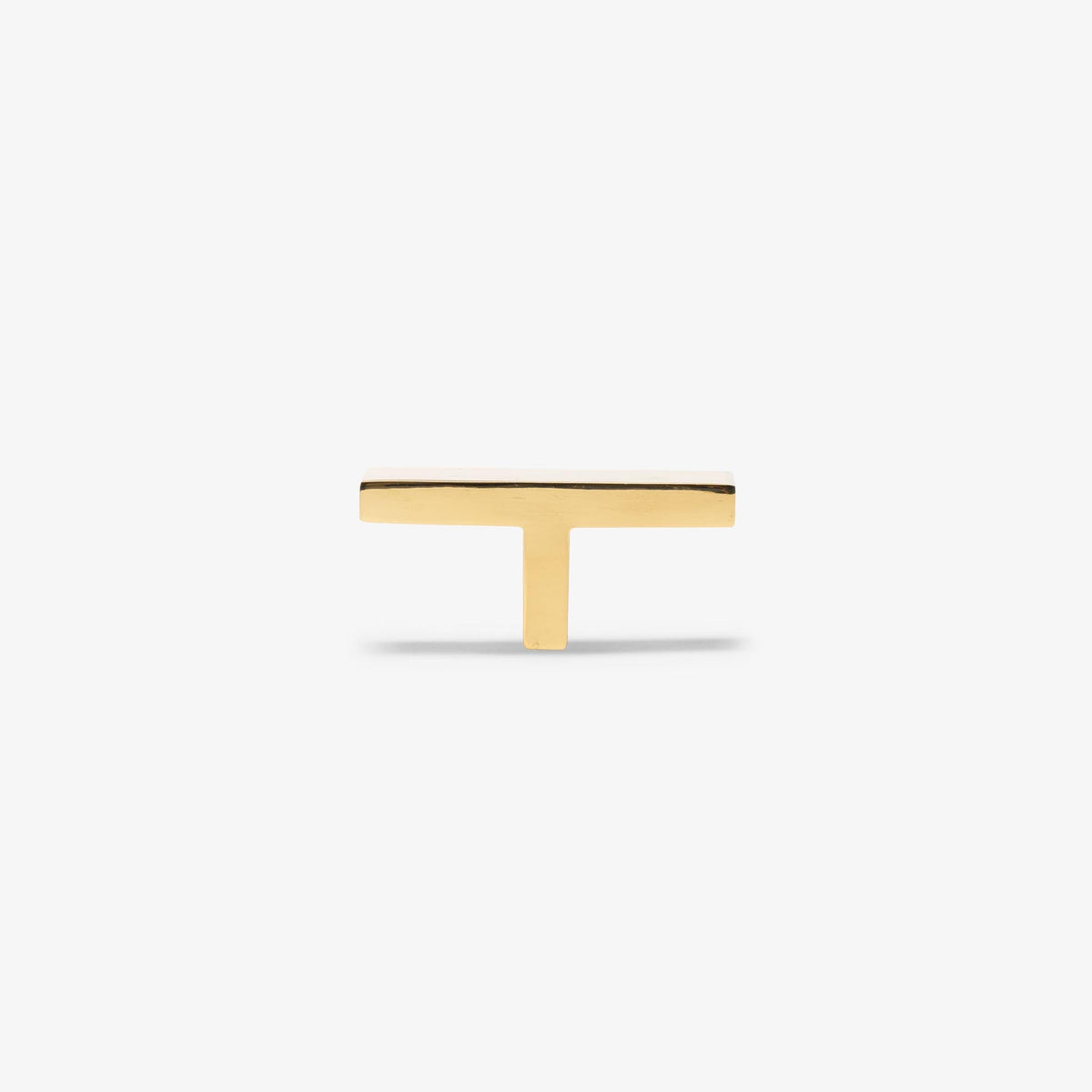 New Castle 2.50" T Pull - Polished Brass