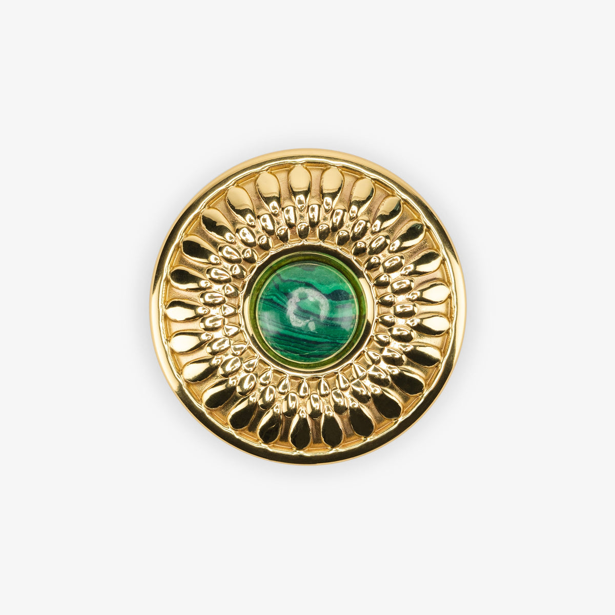 Oliver Custom Knob - Polished Brass