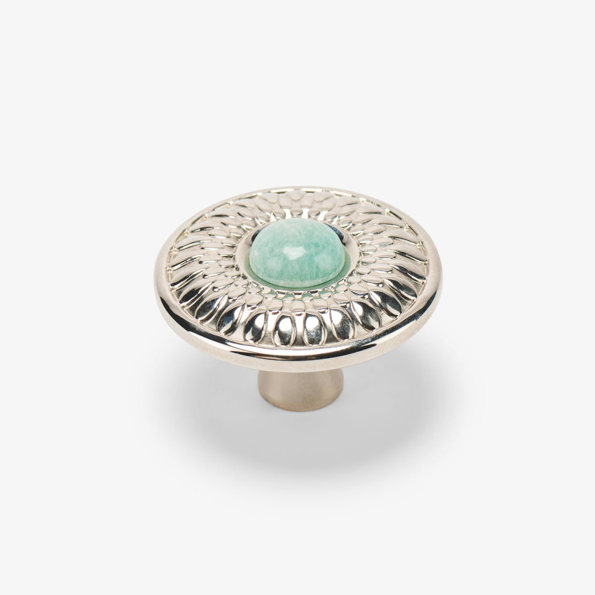 Oliver Custom Knob - Polished Nickel