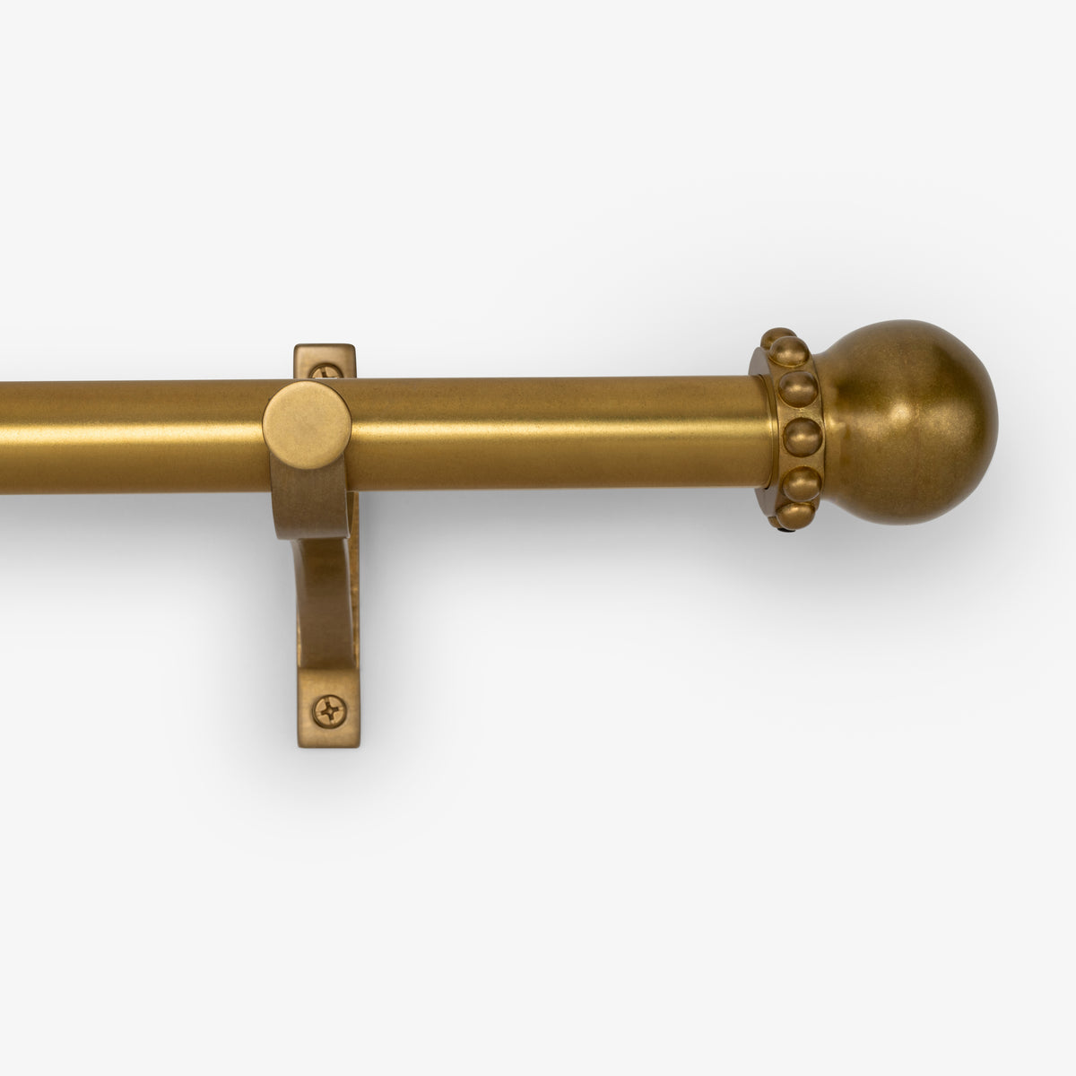 Paloma Finial Set – Burnished Brass#Size_1.75"#Fits Rod Diameter_1"