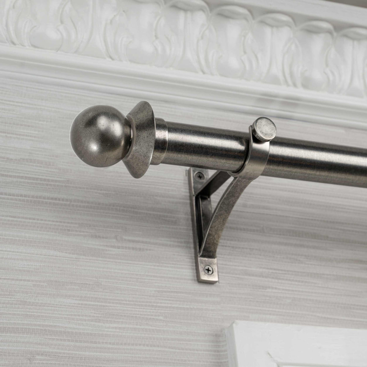 Blair Finial Set – Antique Nickel