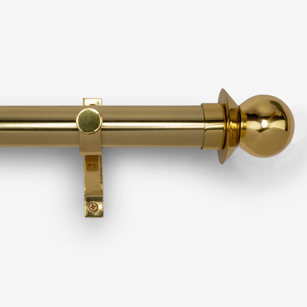 Blair Finial Set – Polished Brass
