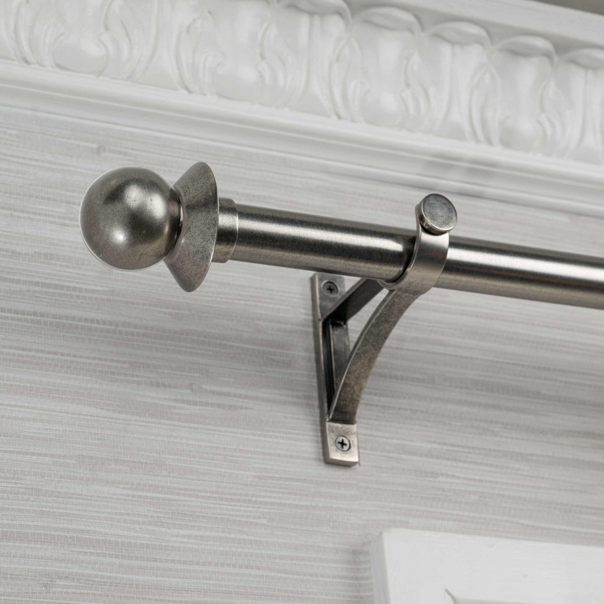 Blair Finial Set – Antique Nickel