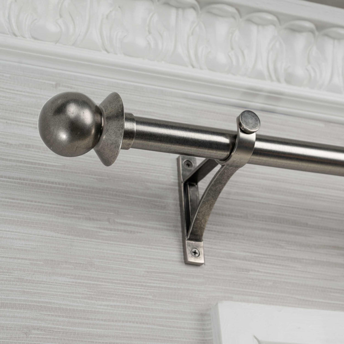Blair Finial Set – Antique Nickel