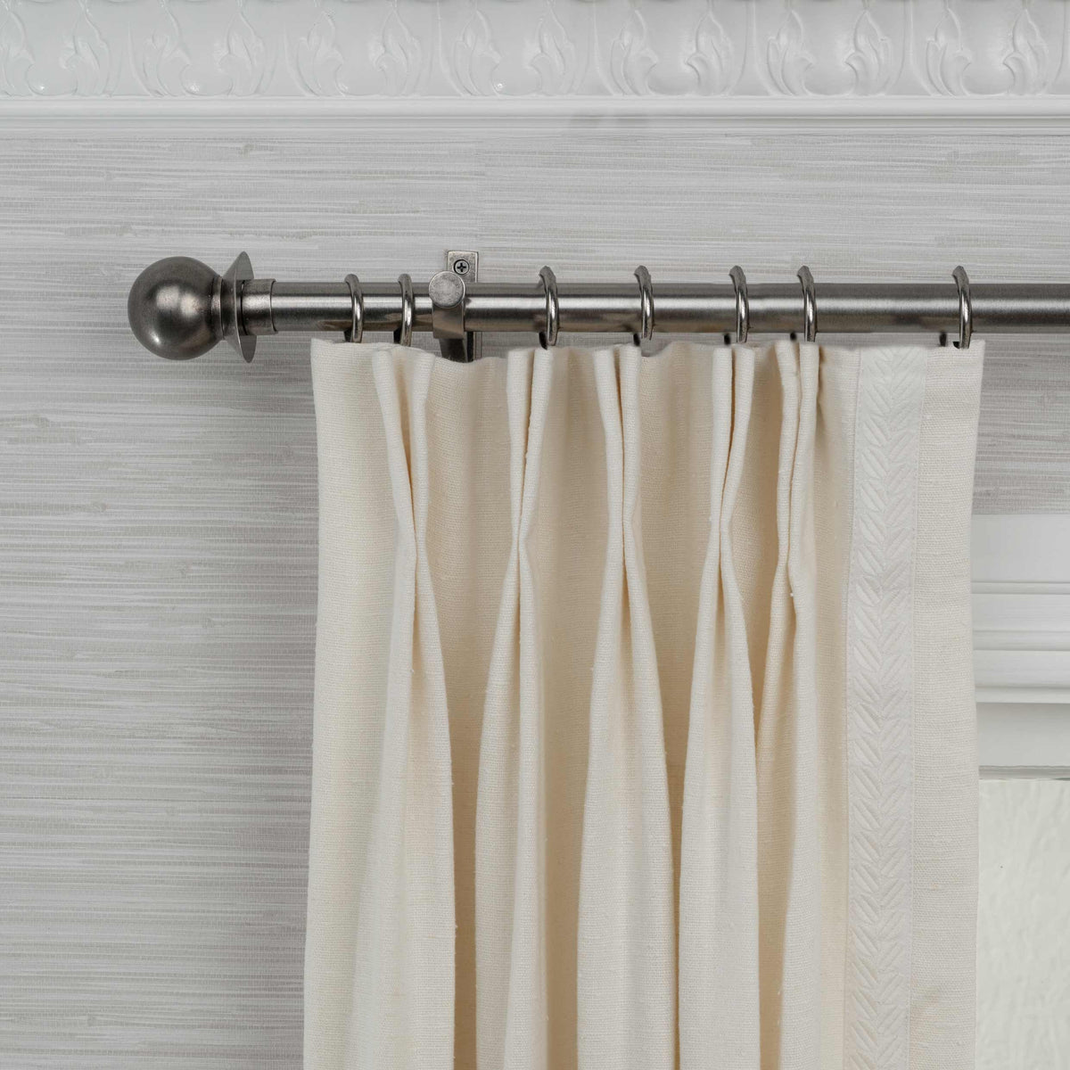 Blair Finial Set – Antique Nickel