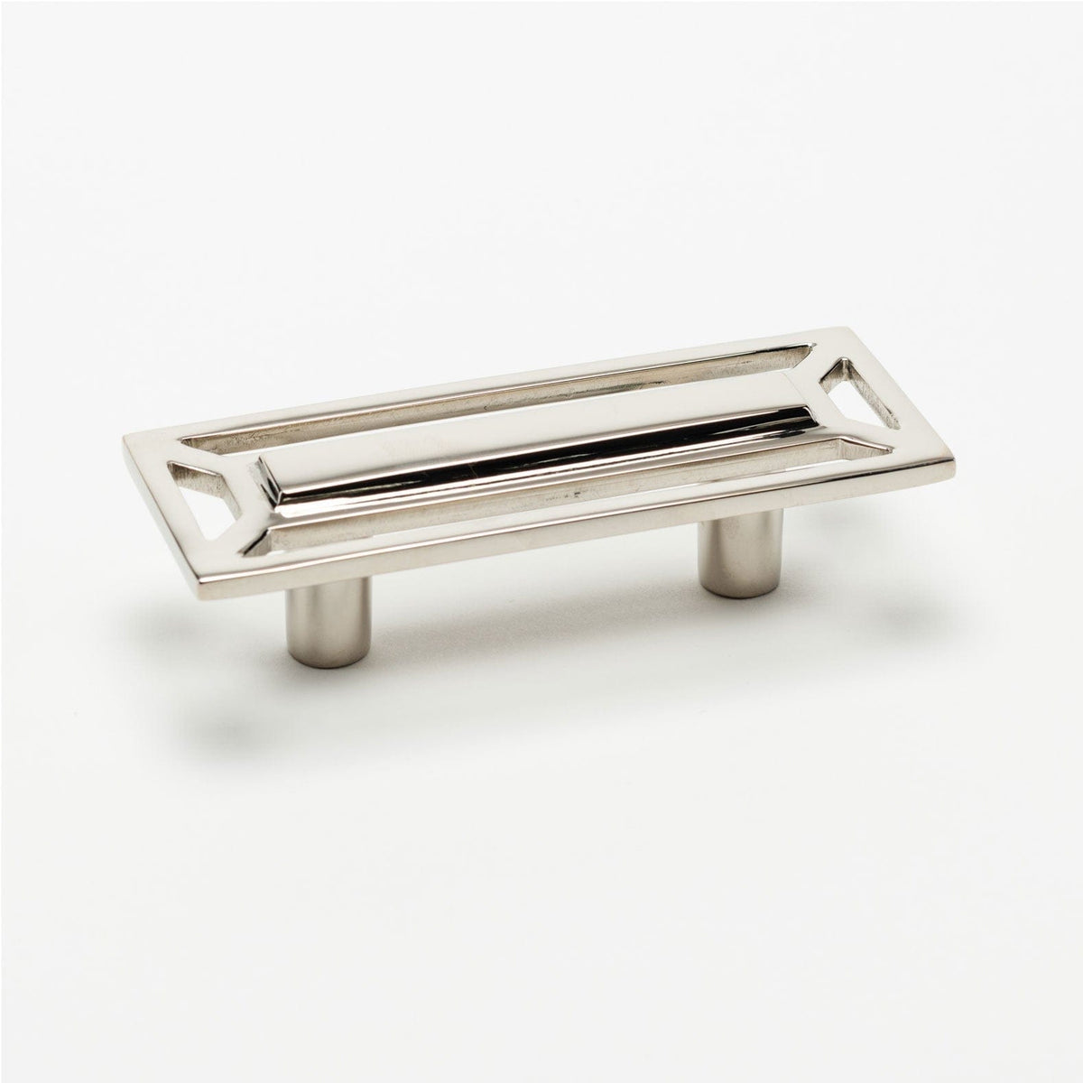 McCoy 4" Solid Brass Pull - Polished Nickel