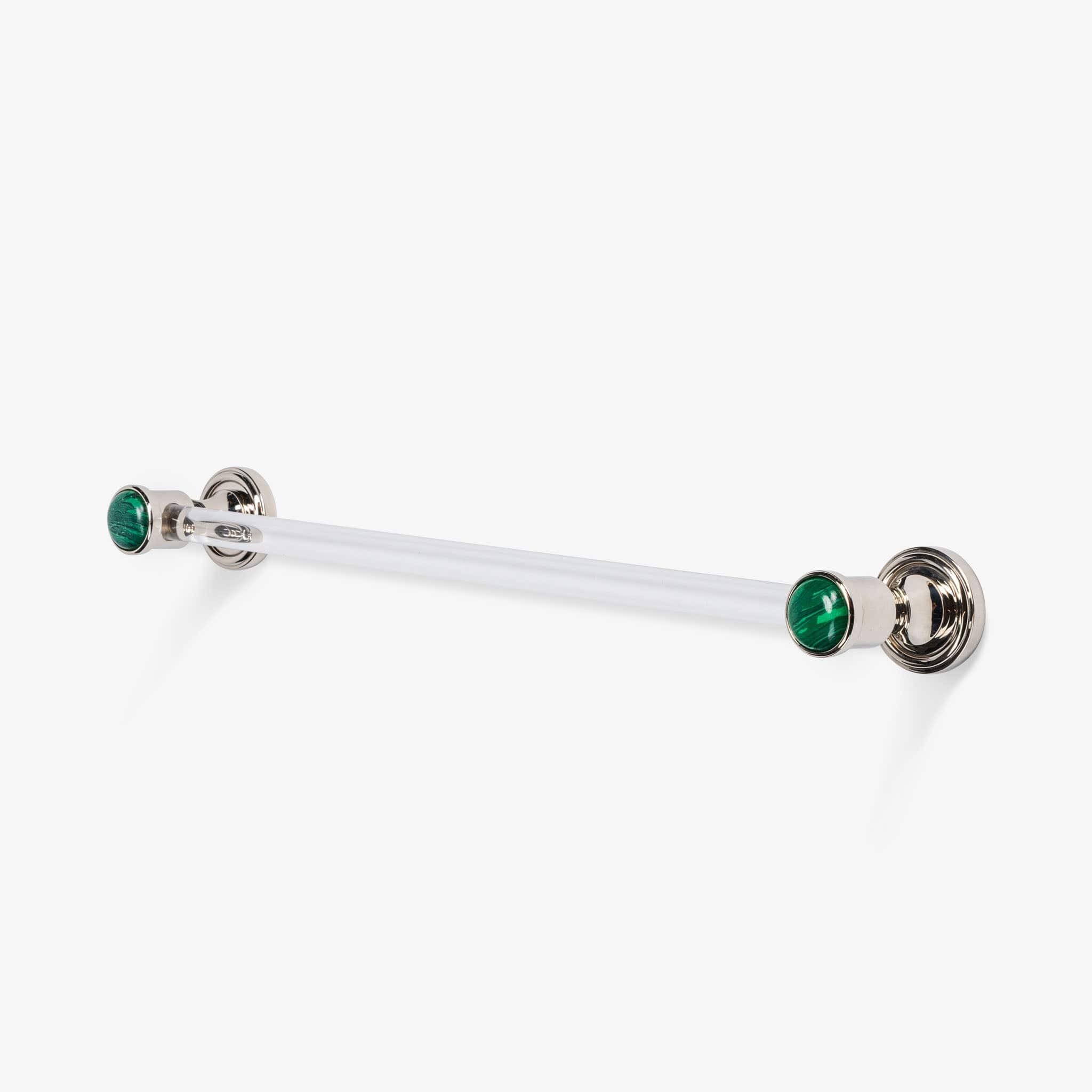 Modern Matter Luxury Bespoke Solid Brass & Lucite Towel Bar | Modern Matter Towel Bar