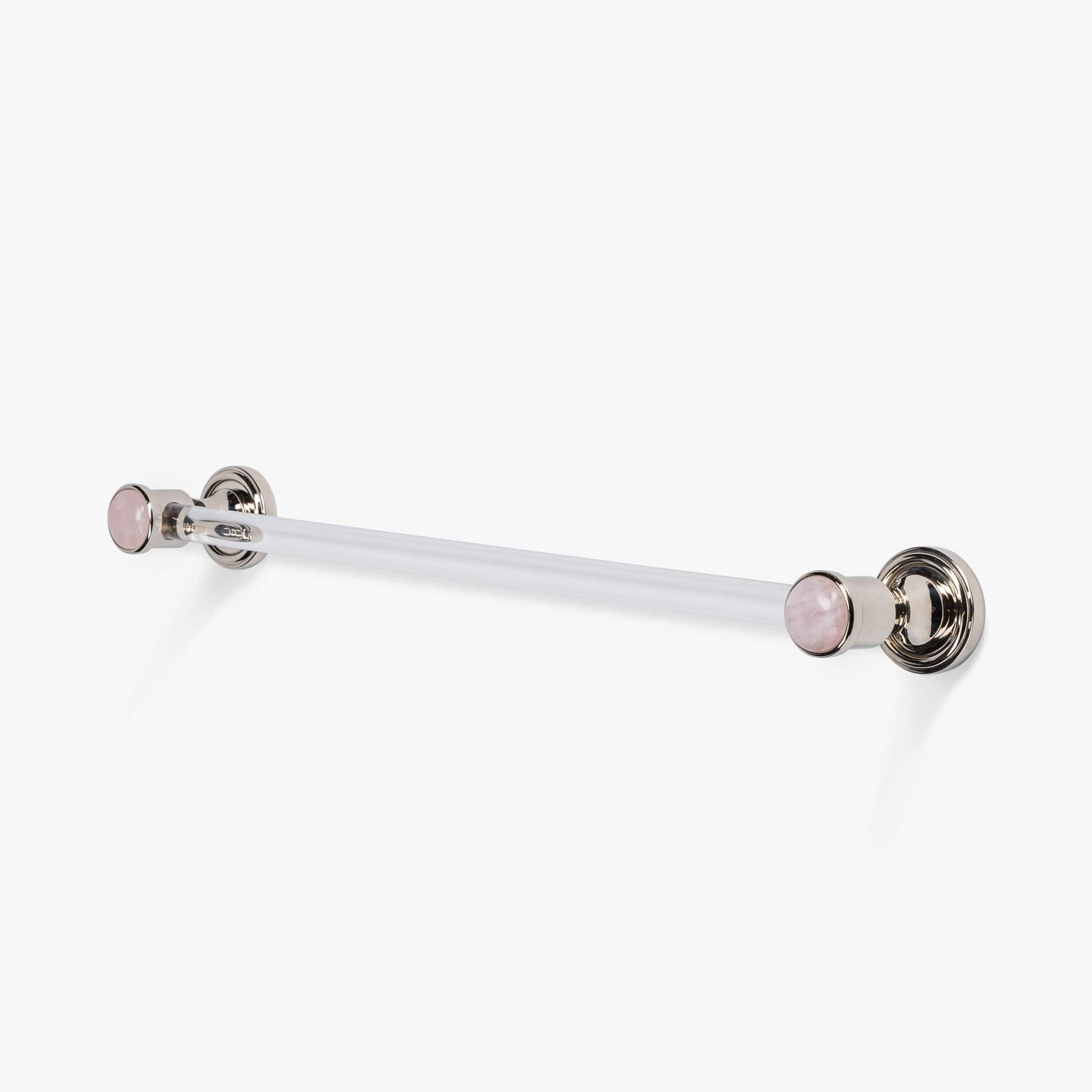 Modern Matter Luxury Bespoke Solid Brass & Lucite Towel Bar | Modern Matter Towel Bar
