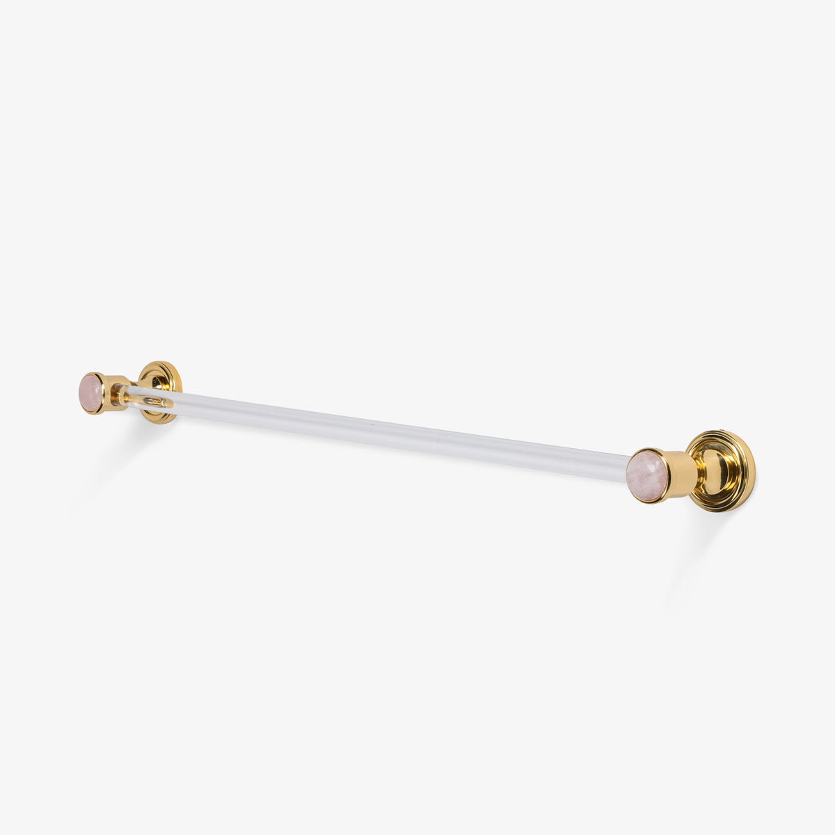 Lane Lucite Towel Bar - Polished Brass
