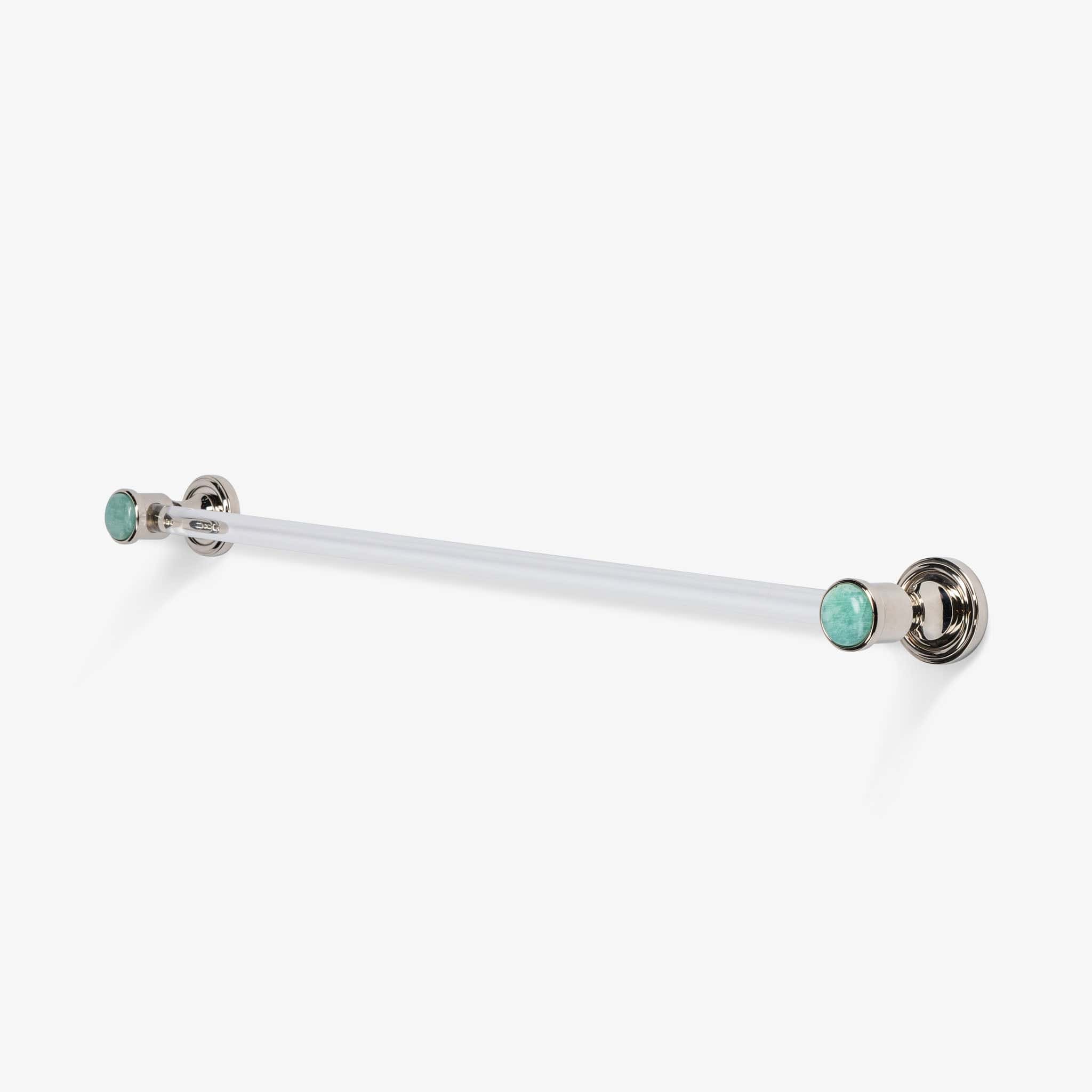 Modern Matter Luxury Bespoke Solid Brass & Lucite Towel Bar | Modern Matter Towel Bar